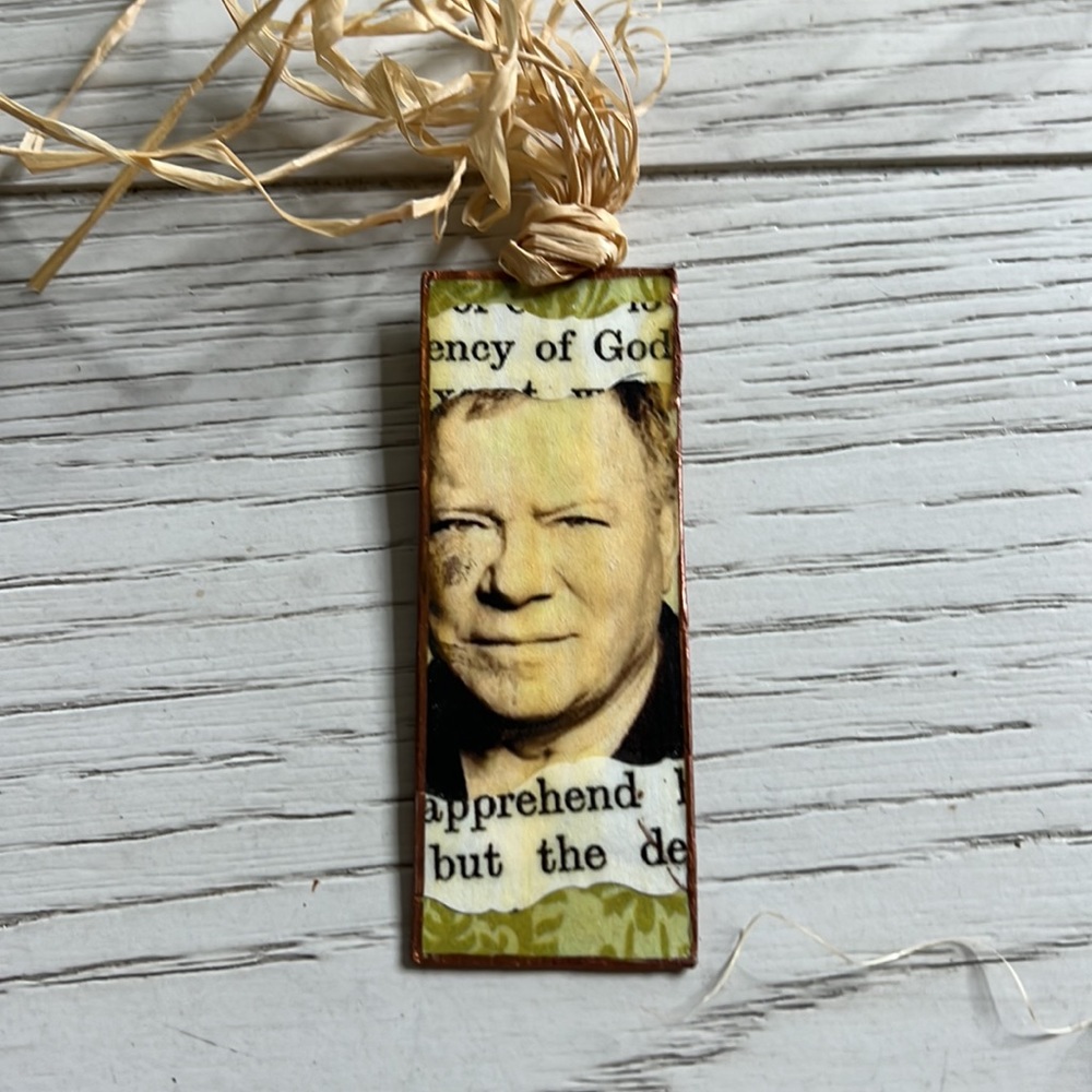 William Shatner Brass Bookmark